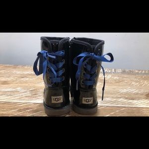 UGG rain boots with bow detail